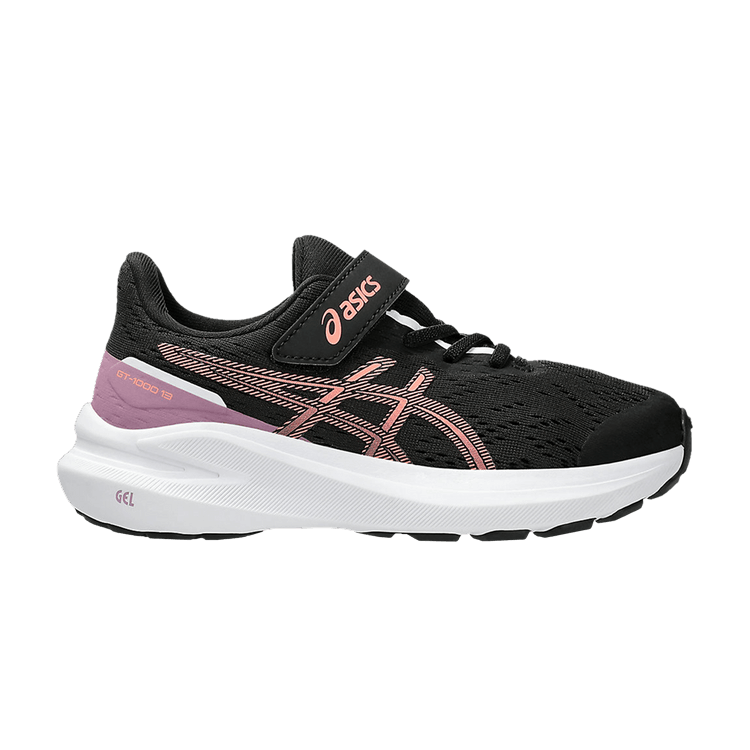 ASICS GT 1000 13 PS 'Black Sun Coral' — Black/Sun Coral