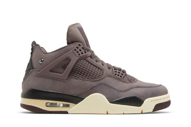 A Ma Maniére x Air Jordan 4 Retro 'Violet Ore' — Violet Ore/Medium Ash/Black/Muslin/Burgundy Crush