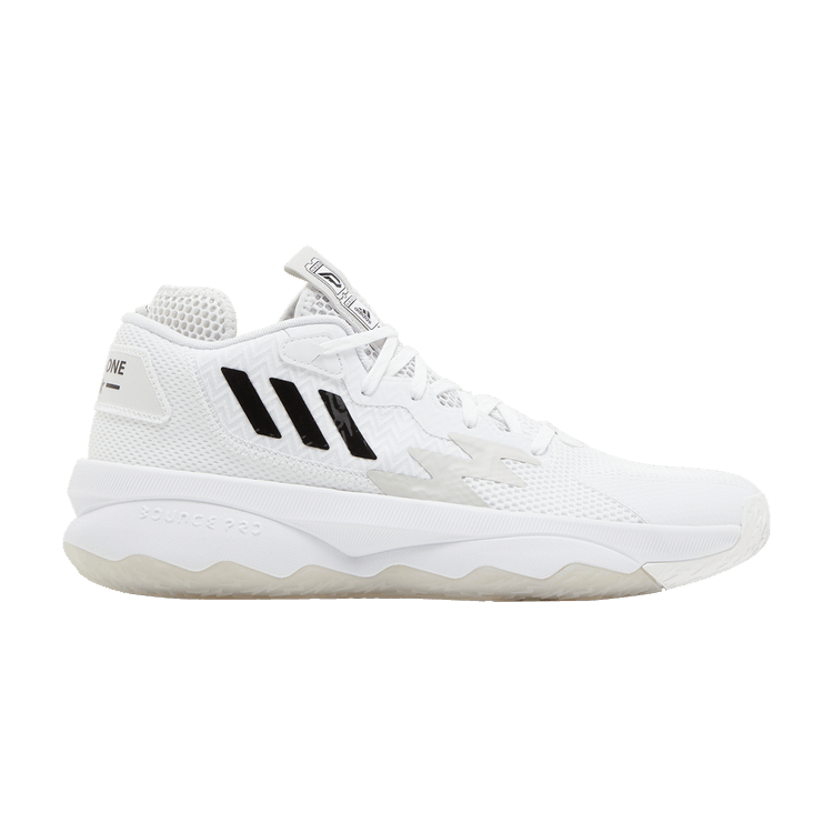 adidas Dame 8 'Admit One - Cloud White' — Cloud White/Core Black/Grey One