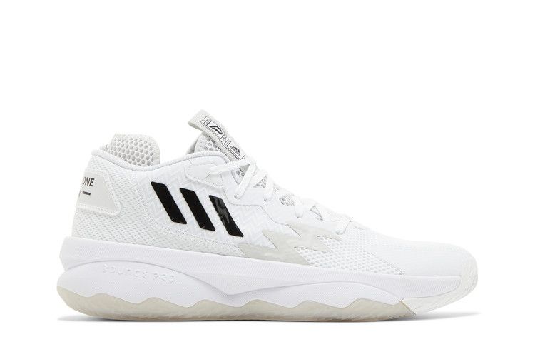 adidas Dame 8 'Admit One - Cloud White' — Cloud White/Core Black/Grey One