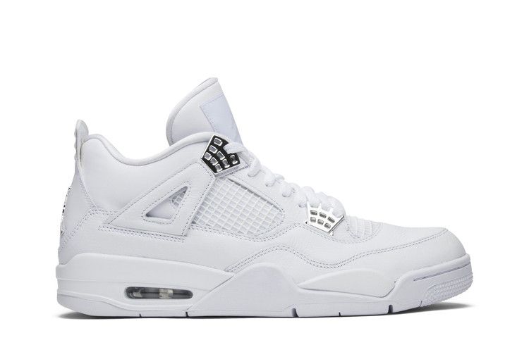 Air Jordan 4 Retro 'Pure Money' 2017 — White/Metallic Silver/Pure Platinum