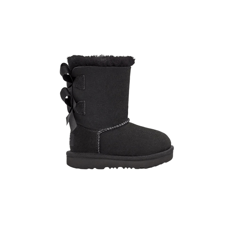 UGG Bailey Bow 2 Boot Toddler 'Black' — Black