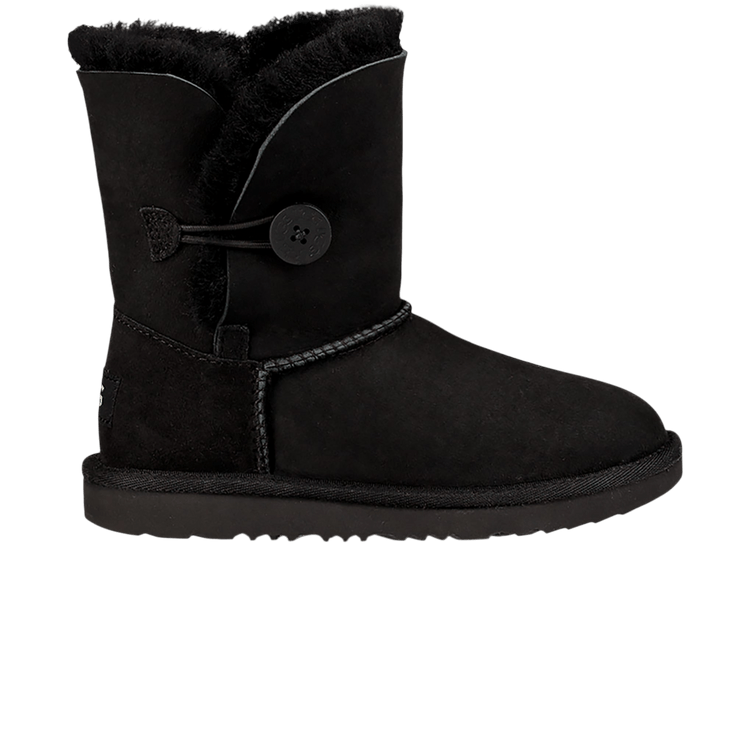 UGG Bailey Button 2 Boot Kids 'Black' — Black