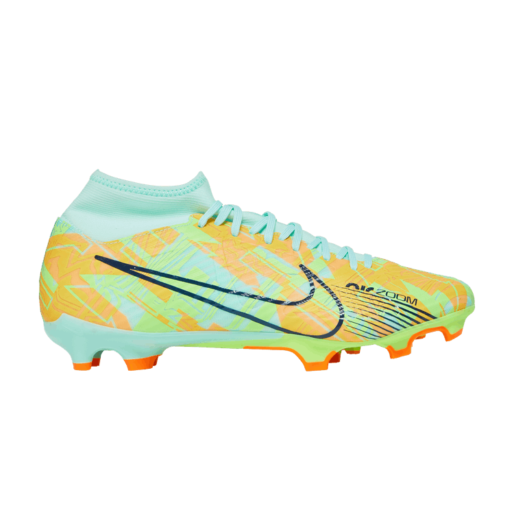 Nike Zoom Mercurial Superfly 9 Academy MG 'Bonded Pack' — Mint Foam/Total Orange/Ghost Green/Blackened Blue