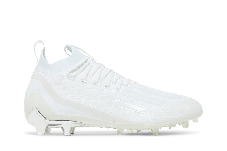 adidas Adizero Primeknit Cleats 'White Silver Metallic' — Cloud White/Cloud White/Silver Metallic