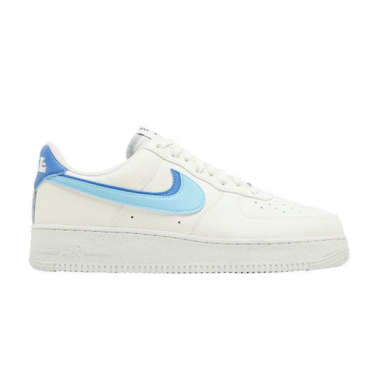 Nike Air Force 1 '07 LV8 '82 - Blue Chill' — Sail/Medium Blue/Black/Blue Chill