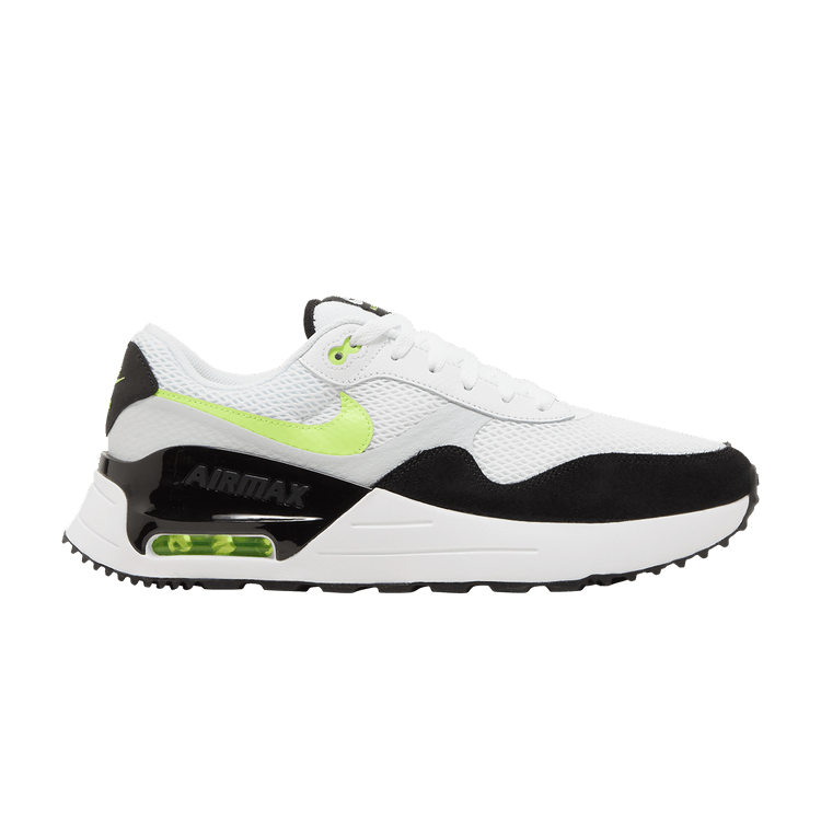 Nike Air Max SYSTM 'White Volt' — White/Volt/Pure Platinum/Black