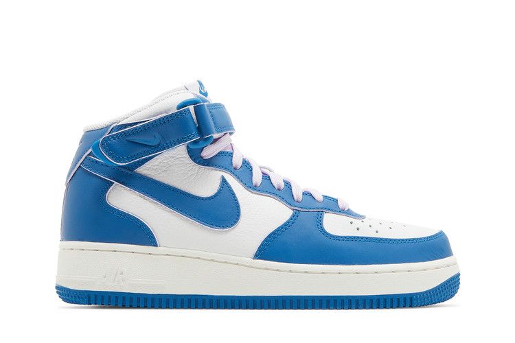 Nike Wmns Air Force 1 '07 Mid 'Military Blue Doll' — White/Military Blue/Sail/Doll (2)