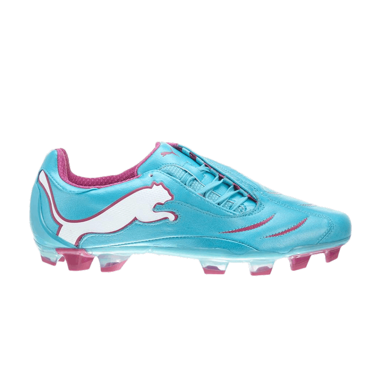 Puma Wmns Powercat 2.10 FG 'Blue Atoll' — Blue Atoll/White/Fuchsia