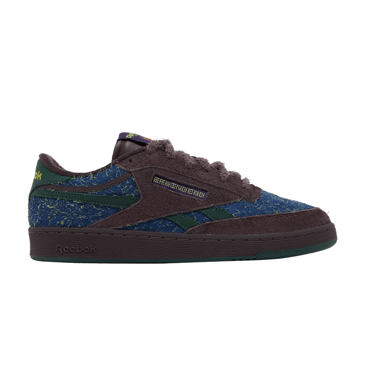 Brain Dead x Reebok Club C Revenge 'Purple Abyss Batik Blue' — Purple Abyss/Dark Forest F17-R/Batik Blue
