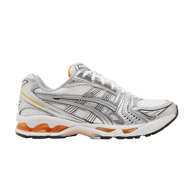 Asics Gel Kayano 14 'Pure Silver Orange' — White/Pure Silver