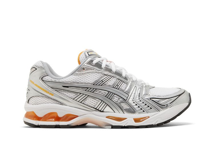 Asics Gel Kayano 14 'Pure Silver Orange' — White/Pure Silver