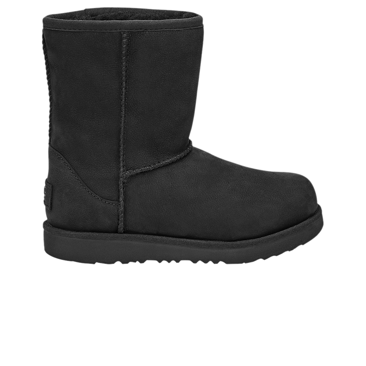 UGG Classic Short II Kids 'Black' — Black