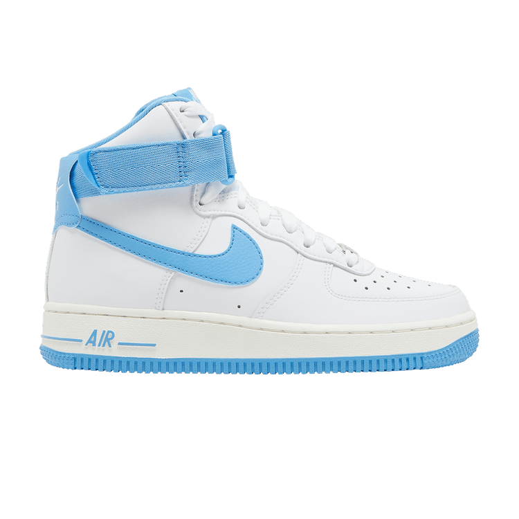 Nike Wmns Air Force 1 High 'White University Blue' — White/University Blue/Sail
