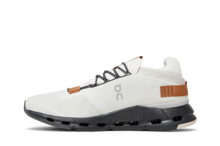 ON Cloudnova 'White Pecan' — White/Pecan