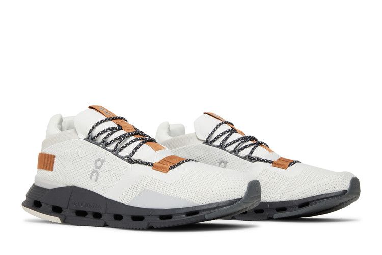 ON Cloudnova 'White Pecan' — White/Pecan