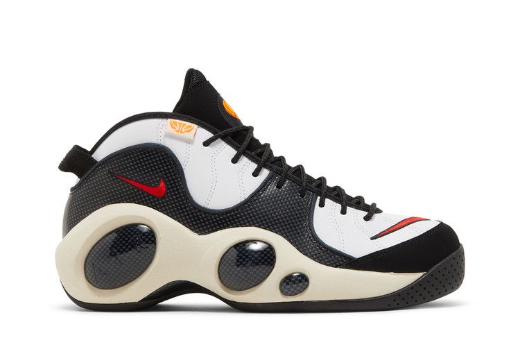 Nike Air Zoom Flight 95 'Hoops' — White/University Red/Total Orange/Coconut Milk/Black/Dark Smoke Grey (2)