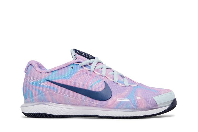 Wmns NikeCourt Air Zoom Vapor Pro 'Pink Foam Glacier Blue' — Glacier Blue/White/Pink Foam/Midnight Navy (2)