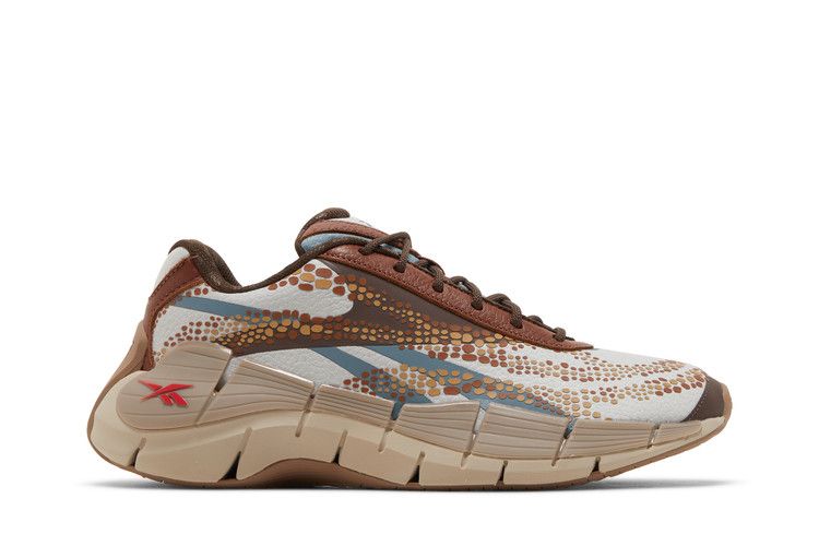 Jurassic World x Reebok Zig Kinetica 2.5 'Atrociraptors' — Stark Grey/Peat S18-R/Grizzly Brown