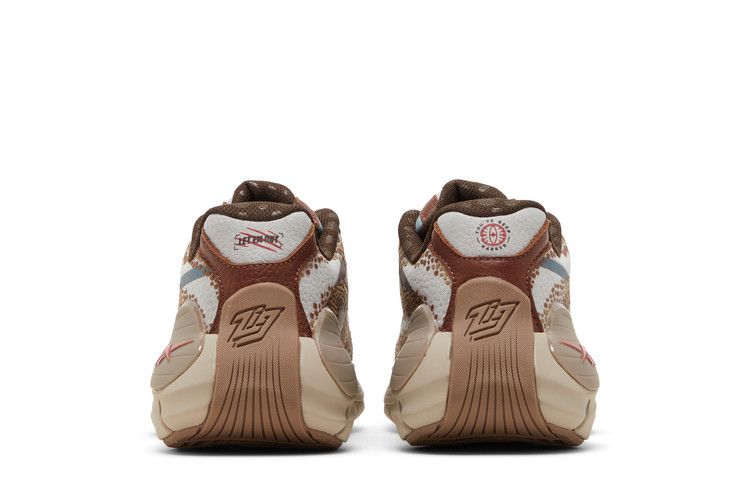 Jurassic World x Reebok Zig Kinetica 2.5 'Atrociraptors' — Stark Grey/Peat S18-R/Grizzly Brown