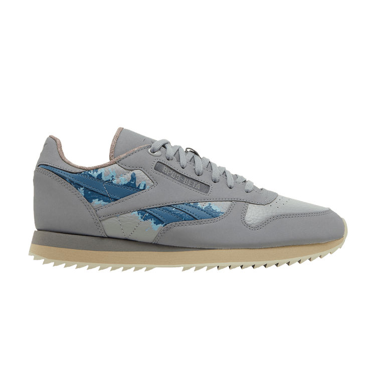 Jurassic World x Reebok Classic Leather Ripple 'Blue and Beta' — Pure Grey/Flat Grey/Brave Blue