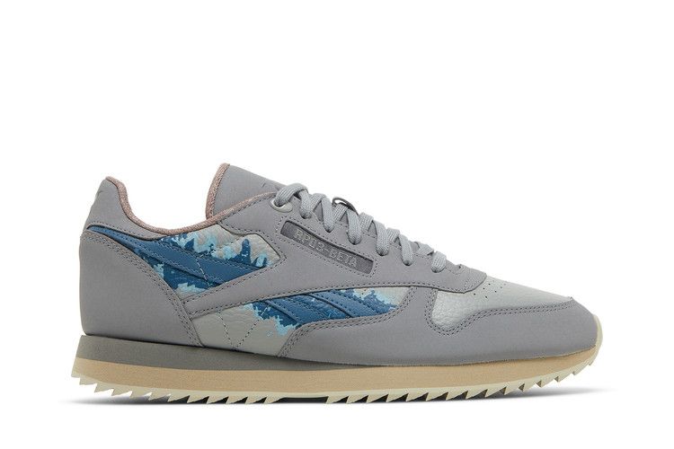 Jurassic World x Reebok Classic Leather Ripple 'Blue and Beta' — Pure Grey/Flat Grey/Brave Blue