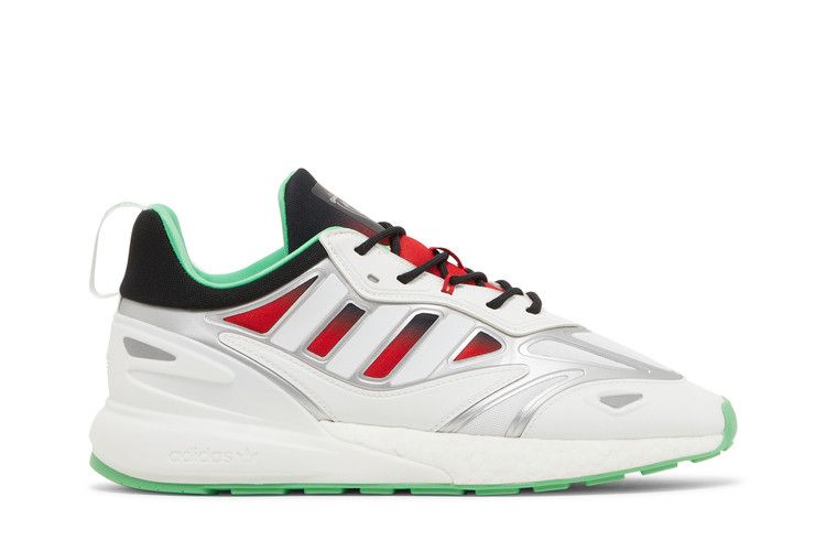 Marvel x adidas ZX 2K Boost 'Gamora' — Silver Metallic/Cloud White/Scarlet