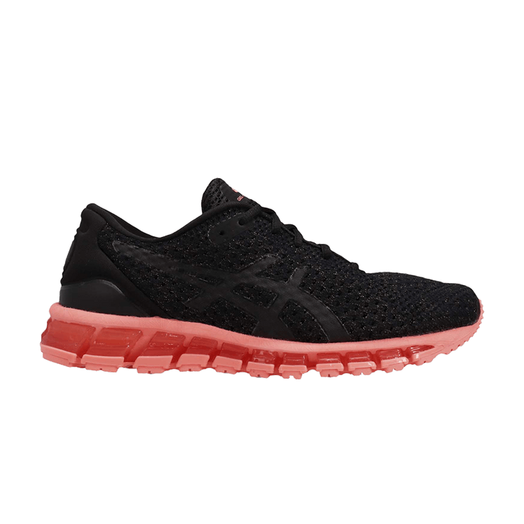 ASICS Wmns Gel Quantum 360 Knit 2 'Sun Coral' — Black/Sun Coral