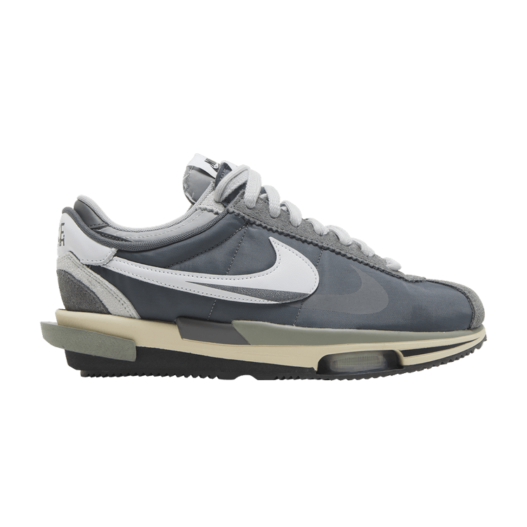 sacai x Nike Zoom Cortez SP 'Iron Grey' — Iron Grey/Dark Grey/White