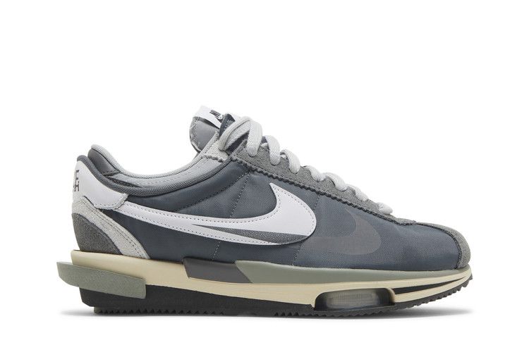 sacai x Nike Zoom Cortez SP 'Iron Grey' — Iron Grey/Dark Grey/White (2)
