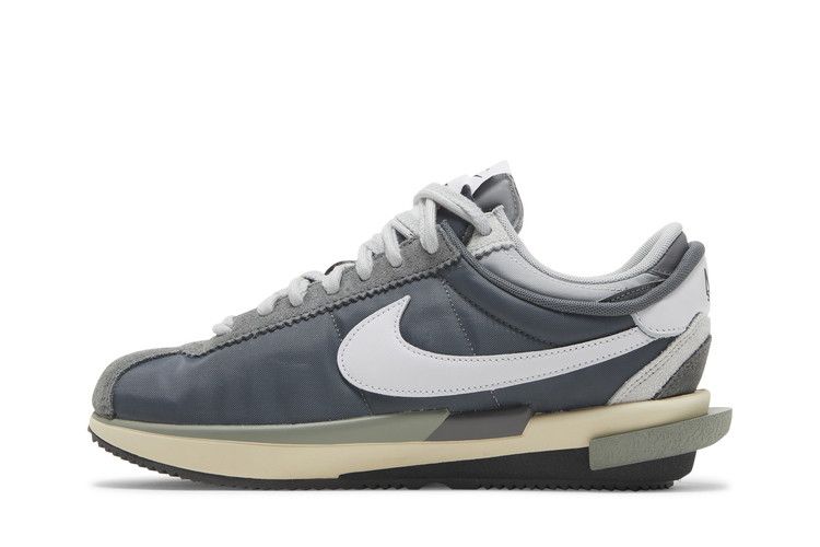 sacai x Nike Zoom Cortez SP 'Iron Grey' — Iron Grey/Dark Grey/White (4)