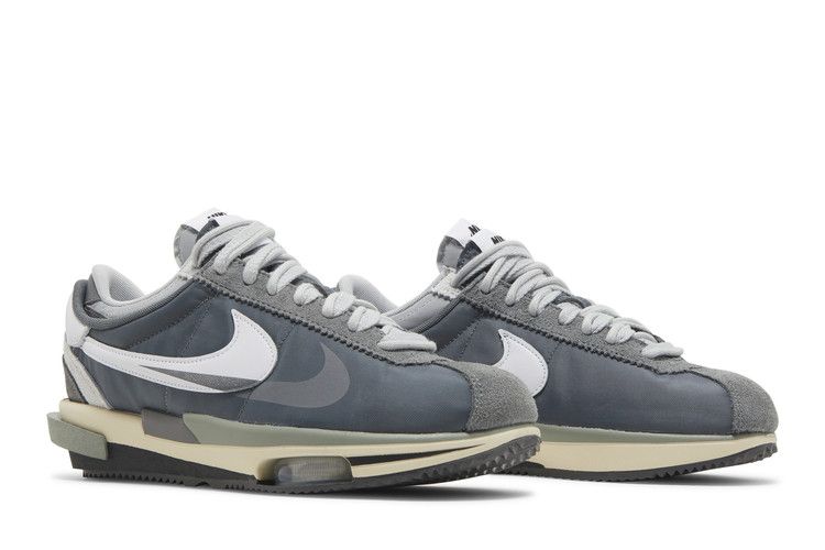 sacai x Nike Zoom Cortez SP 'Iron Grey' — Iron Grey/Dark Grey/White (9)