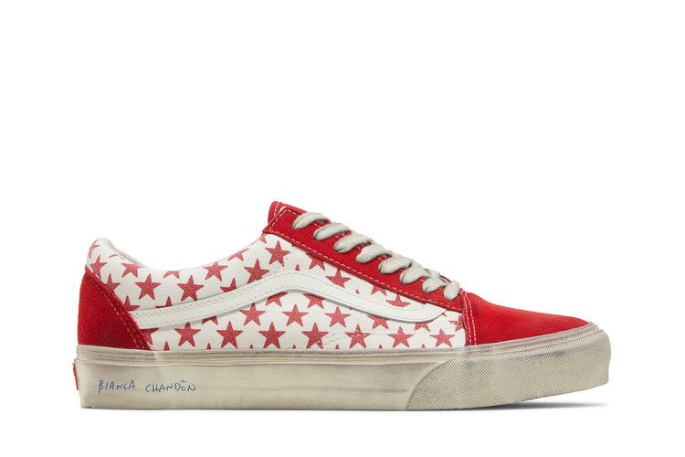 Bianca Chandôn x Vans Old Skool VLT LX 'Stressed Red' — Stressed Red/White