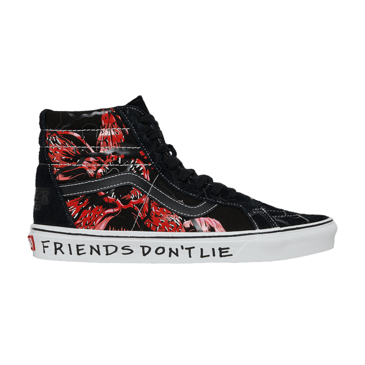 Stranger Things x Vans Sk8-Hi Reissue 'Upside Down' — Black/Red