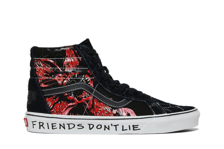 Stranger Things x Vans Sk8-Hi Reissue 'Upside Down' — Black/Red