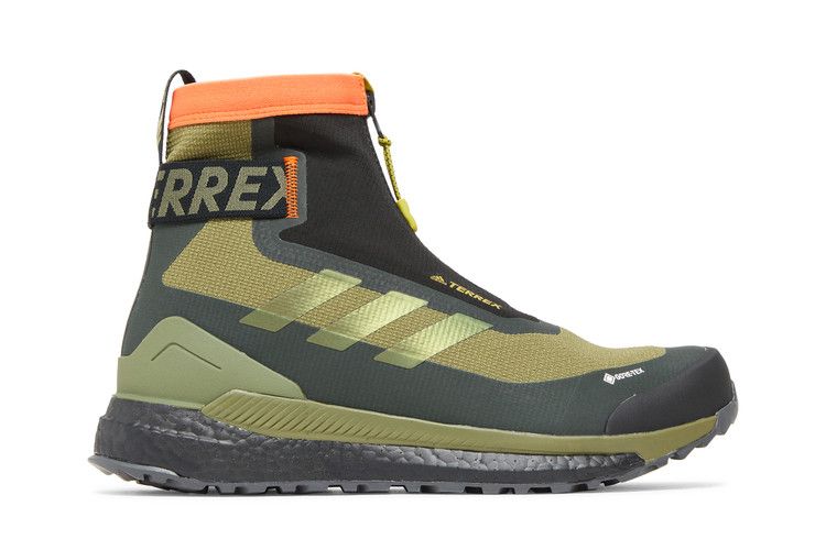 adidas Terrex Free Hiker Cold.RDY 'Focus Olive Impact Orange' — Focus Olive/Pulse Olive/Impact Orange