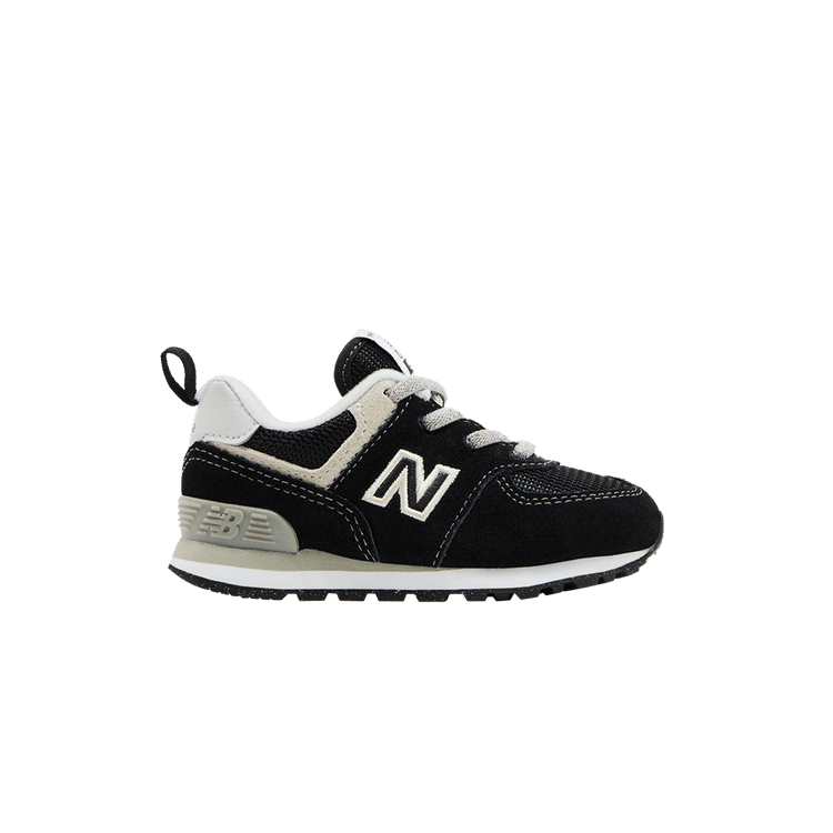 New Balance 574 Bungee Toddler 'Core Pack - Black White' — Black/White