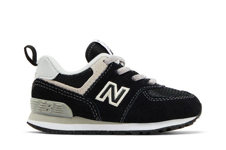 New Balance 574 Bungee Toddler 'Core Pack - Black White' — Black/White