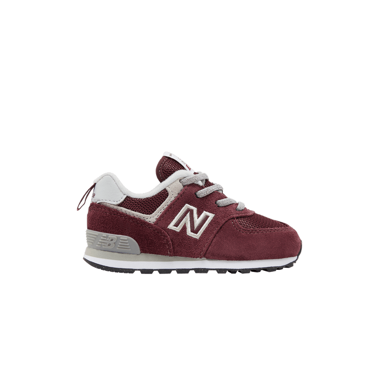 New Balance 574 Bungee Toddler 'Core Pack - Burgundy' — Burgundy/White