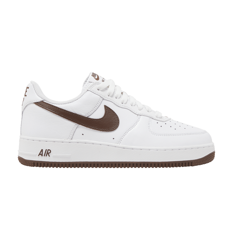 Nike Men's Air Force 1 Low 'Color of the Month - White Chocolate' — White/Chocolate/Metallic Gold