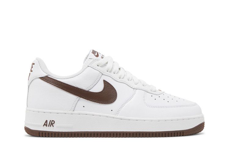 Nike Men's Air Force 1 Low 'Color of the Month - White Chocolate' — White/Chocolate/Metallic Gold (2)