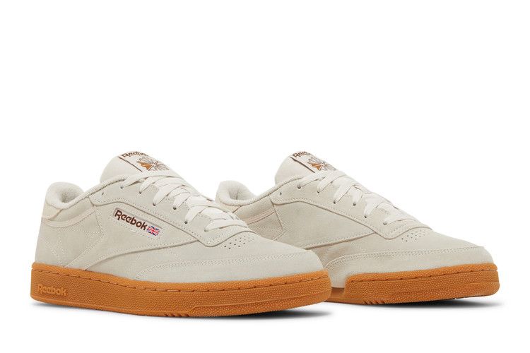 Reebok Club C 85 'Stucco Gum' — Stucco/Brush Brown/Gum