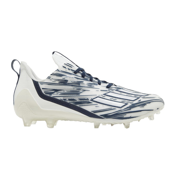 adidas Adizero Cleats 'White Team Navy Blue' — Cloud White/Team Navy Blue 2/Cloud White