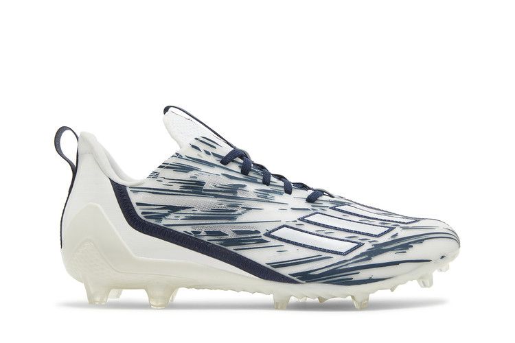 adidas Adizero Cleats 'White Team Navy Blue' — Cloud White/Team Navy Blue 2/Cloud White
