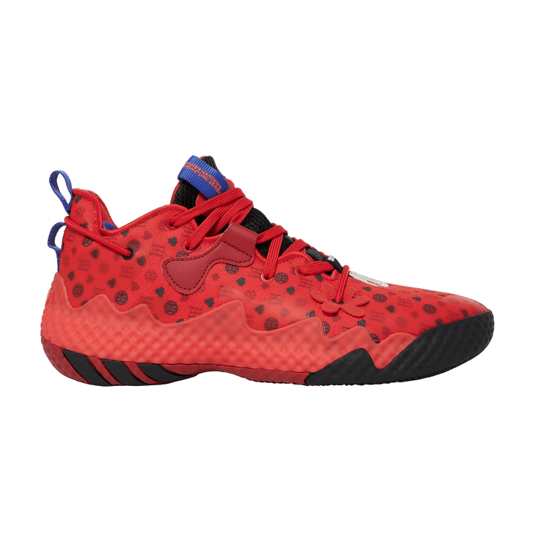 adidas Harden Vol. 6 'Vivid Red Monogram' — Vivid Red/Core Black/Team Victory Red