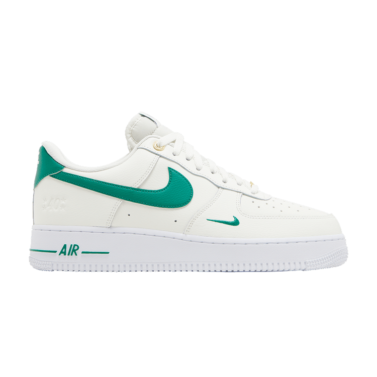 Nike Air Force 1 '07 LV8 '40th Anniversary - Sail Malachite' — Sail/Malachite/White/Metallic Gold