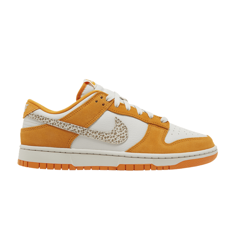 Nike Dunk Low 'Safari Swoosh - Kumquat' — Kumquat/Light Bone/Dark Driftwood