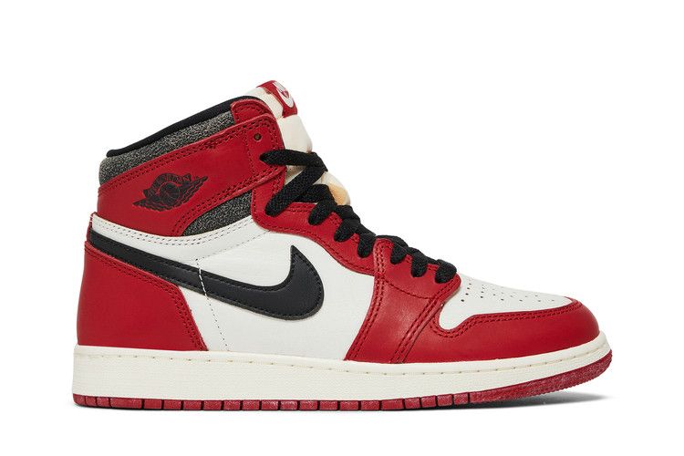 Air Jordan 1 Retro High OG GS 'Chicago Lost &amp; Found' — Varsity Red/Black/Sail/Muslin