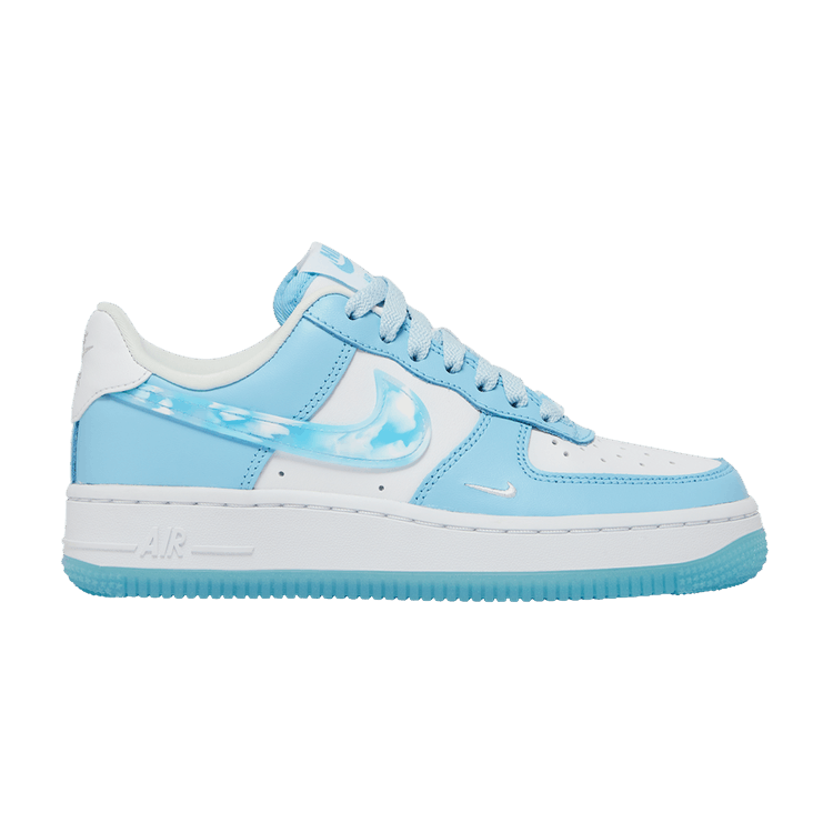 Nike Wmns Air Force 1 '07 LX 'Nail Art - Celestine Blue' — White/Blue Chill/Celestine Blue