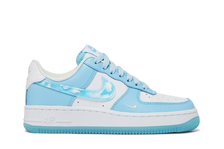 Nike Wmns Air Force 1 '07 LX 'Nail Art - Celestine Blue' — White/Blue Chill/Celestine Blue (2)